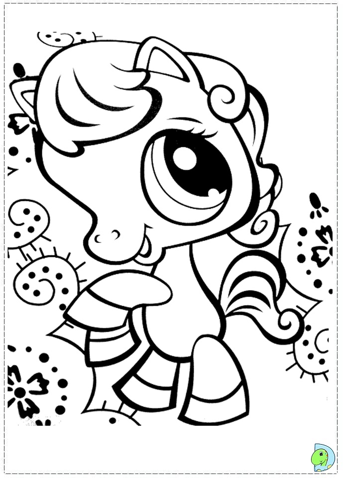 littlest pet shop coloring pages free
