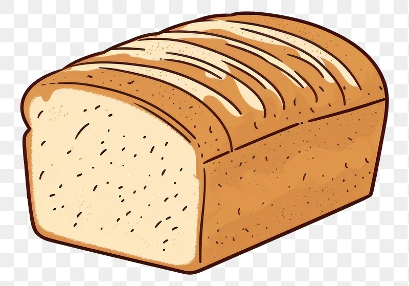 loaf of bread clipart