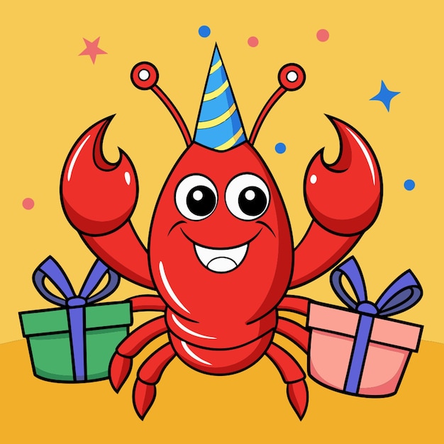 lobster birthday cliparts