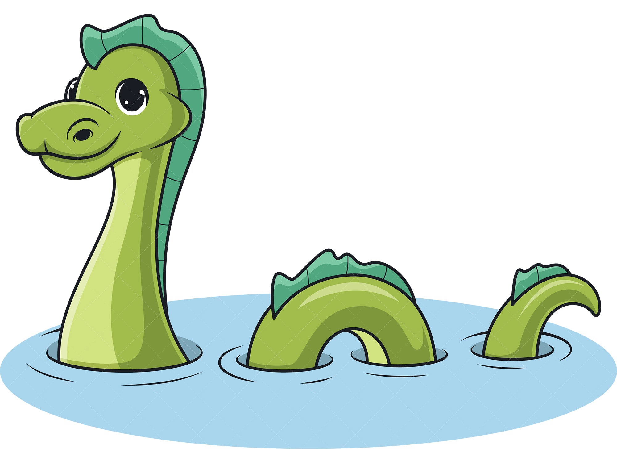 loch ness monster clipart