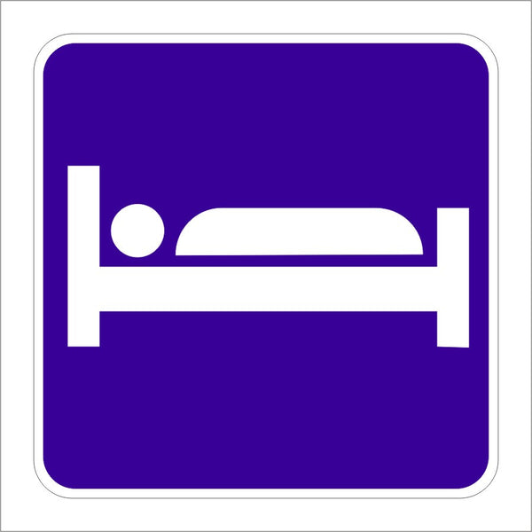 D9-9 LODGING (SYMBOL) SIGN – Main Street Signs, Athaco Inc.