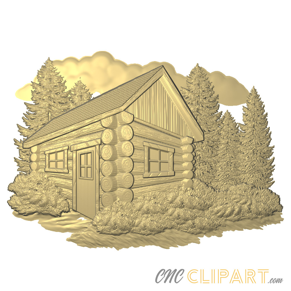 log cabin clipart 2024