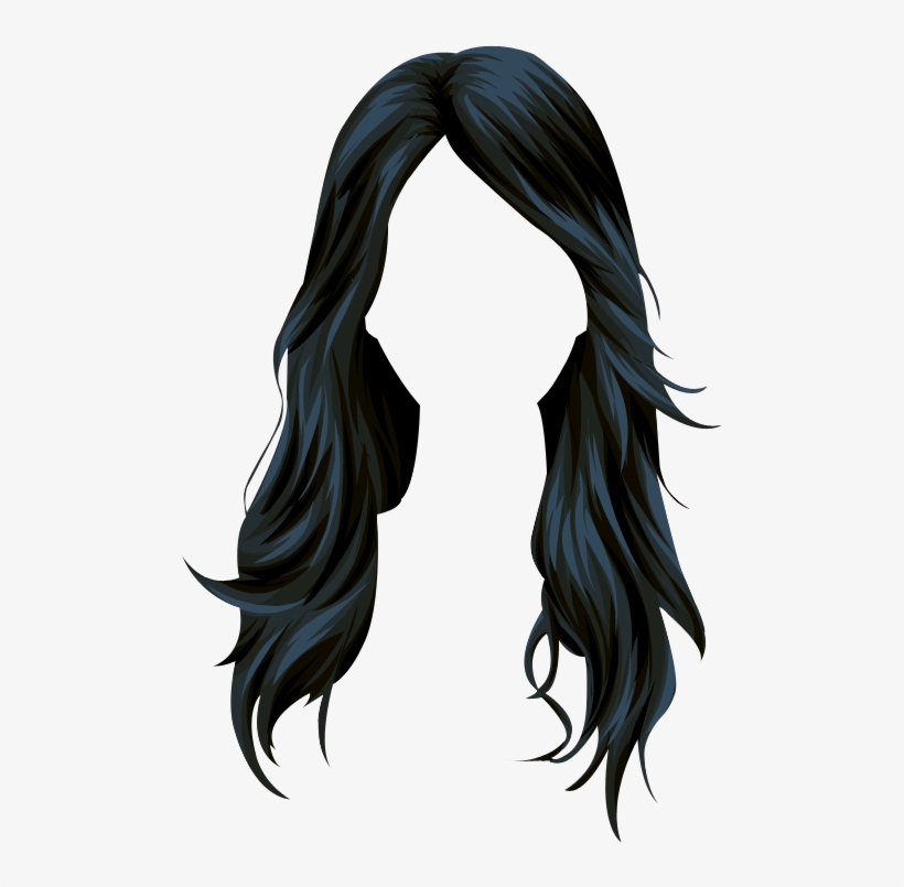 long hair clipart