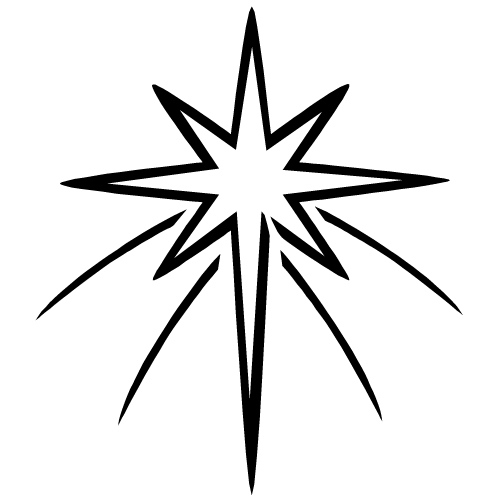 long star cliparts