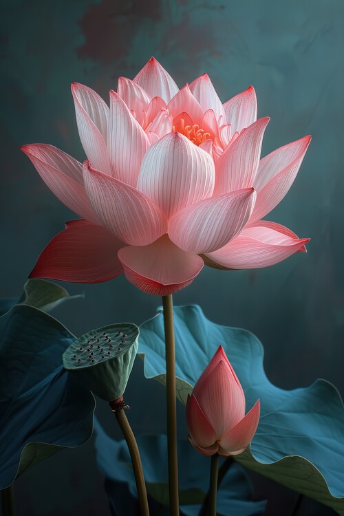 Lotus flower | Poster, Kunstdrucke, Fototapeten | Europosters