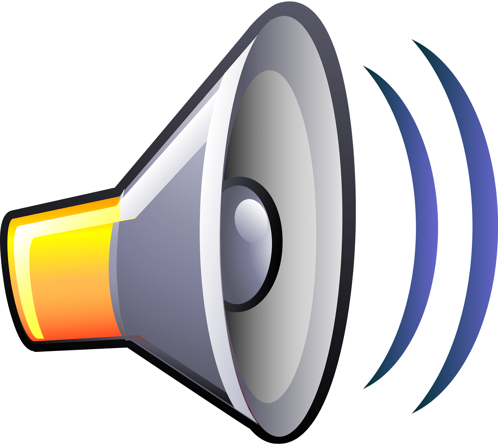 loudspeaker cliparts