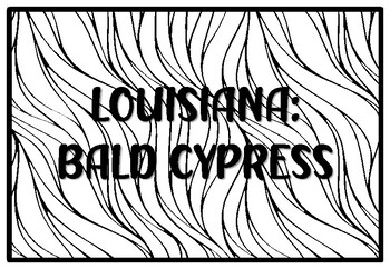 louisiana state tree coloring page