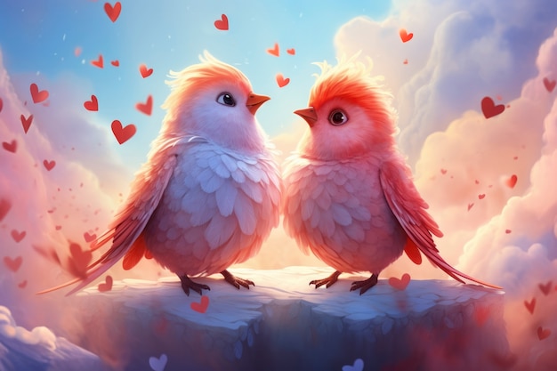 love bird graphic