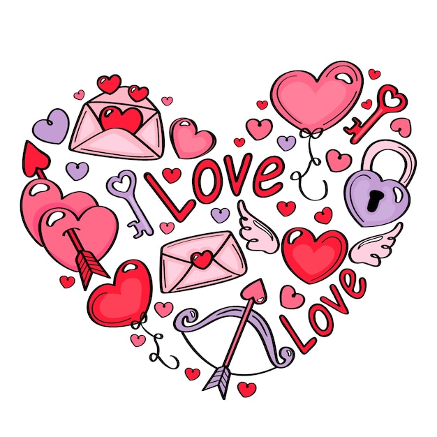 love list cliparts