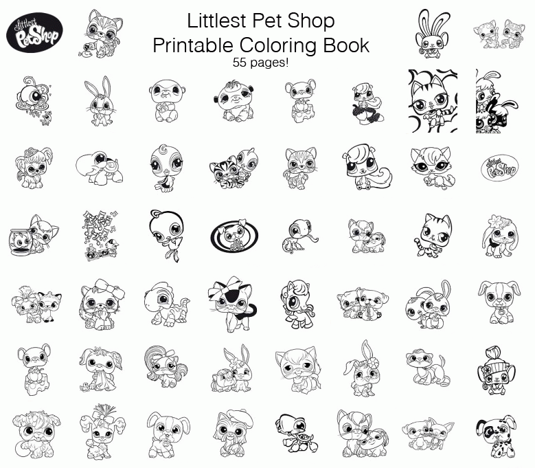 lps printable coloring pages