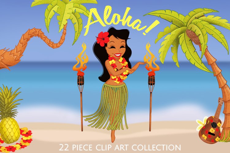 luau clip art