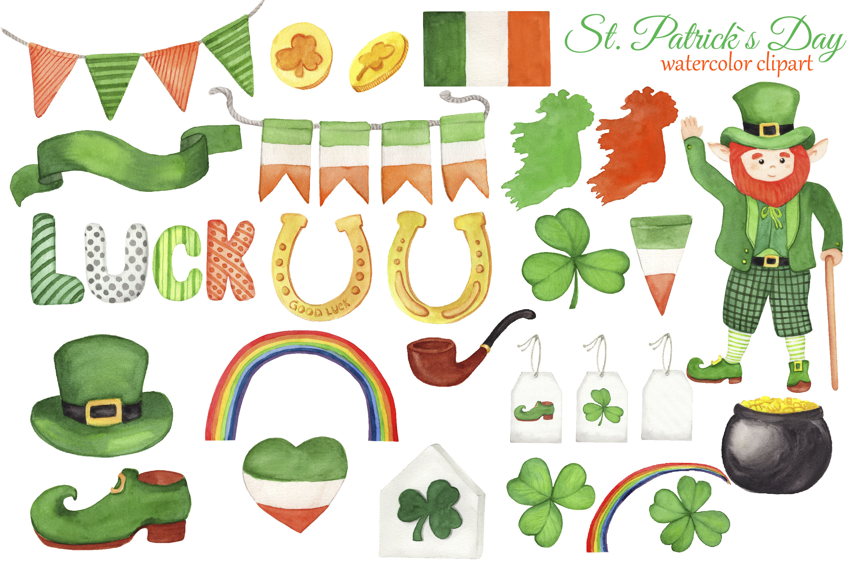 lucky irish cliparts