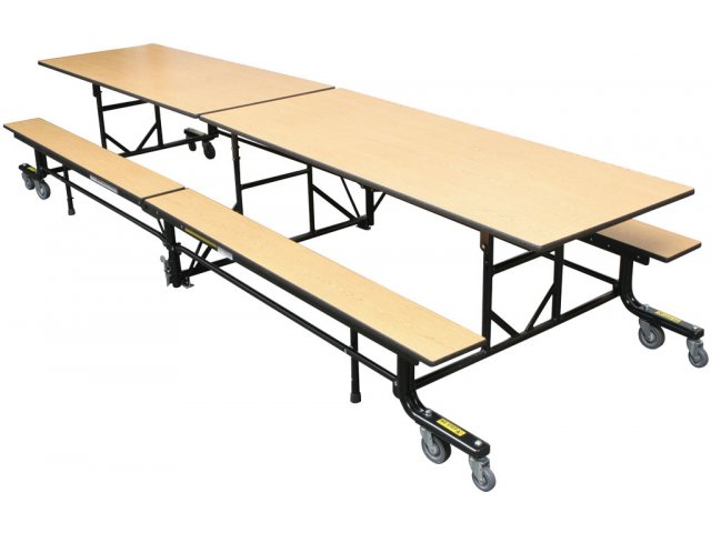 Easy-Fold Mobile Cafeteria Table 10