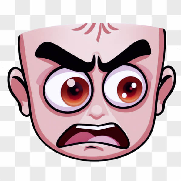 mad face clipart 2024