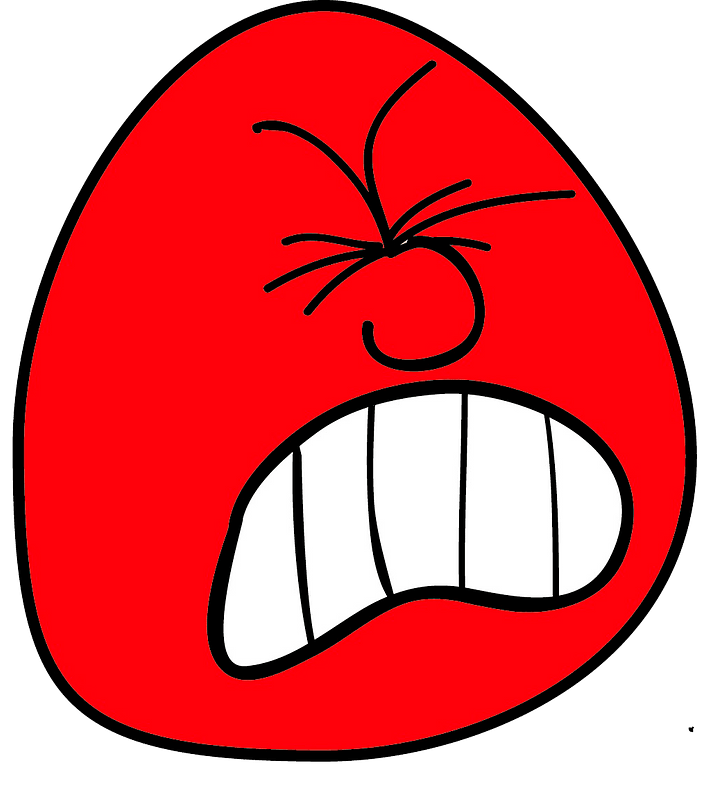 Cartoon angry face - Free vector clipart images on clipart library.com