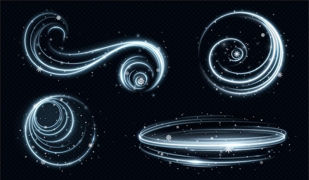 magic swirls cliparts