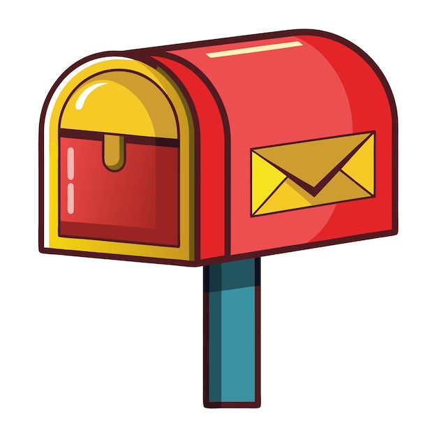 Mailbox clipart vector art and illustration | Premium AI-generated ...