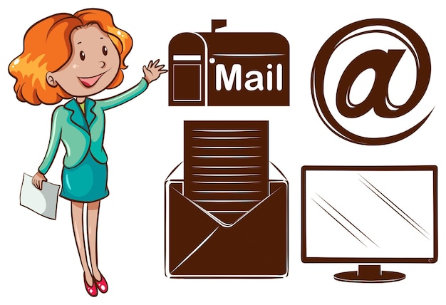 Email Clipart-Vektoren und -Illustrationen zum kostenlosen ...