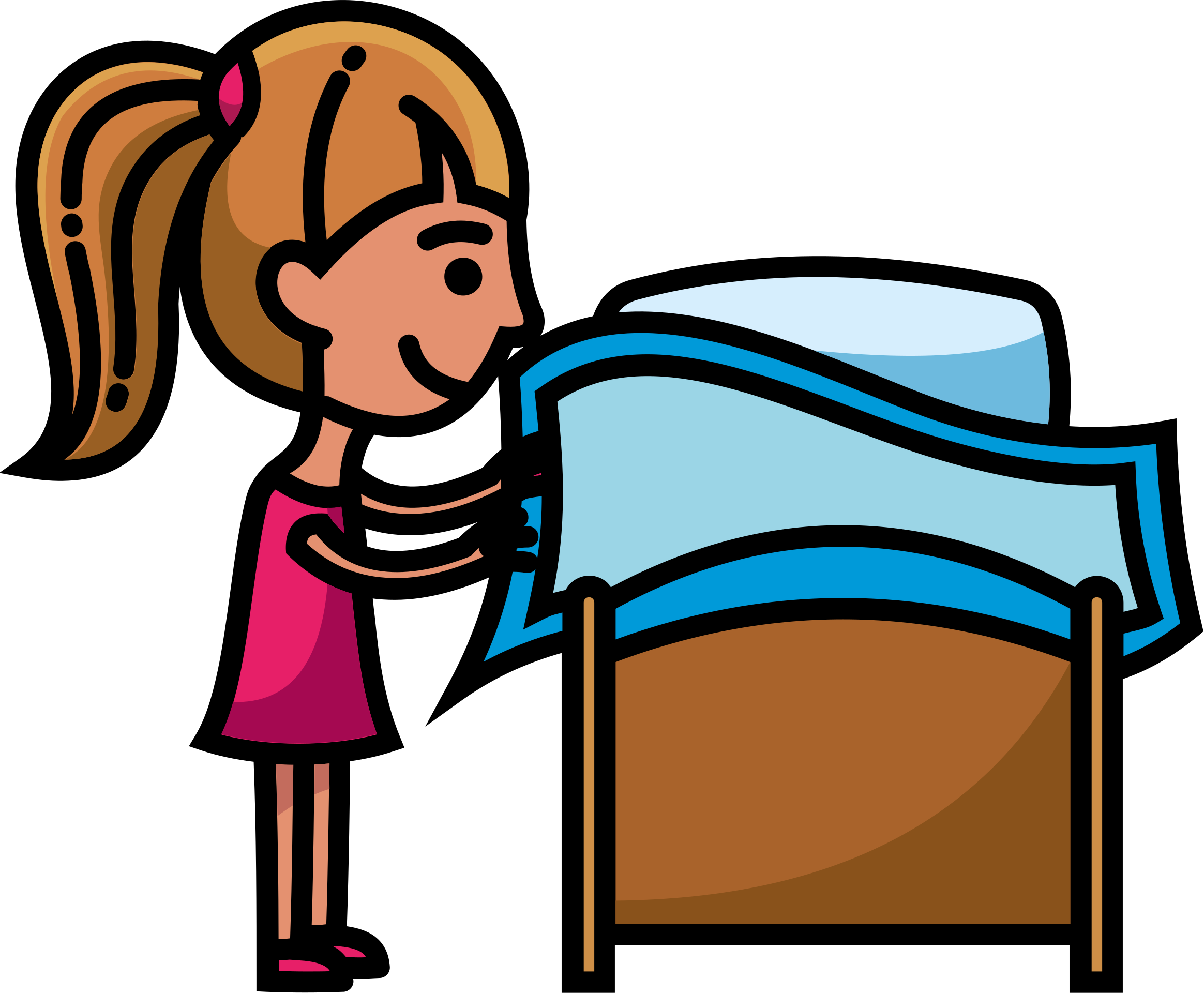 Make bed - Free vector clipart images on clipart library.com