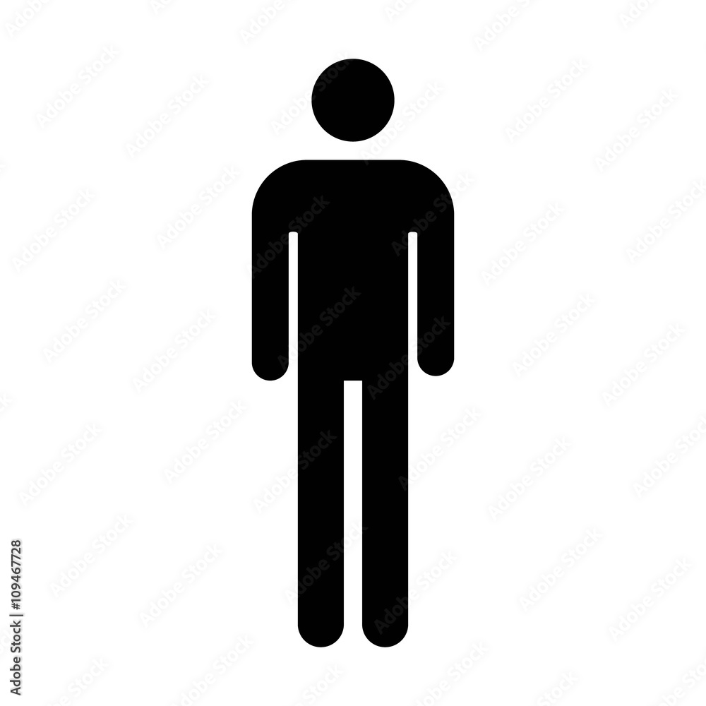 male bathroom sign