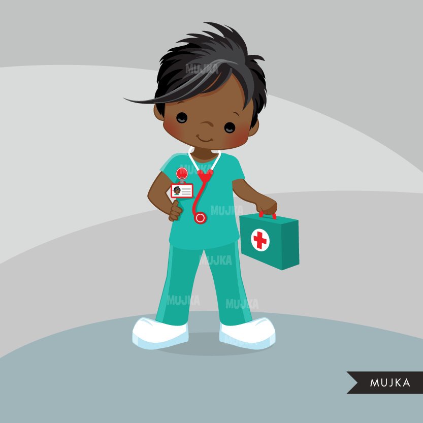 male nurse clipart