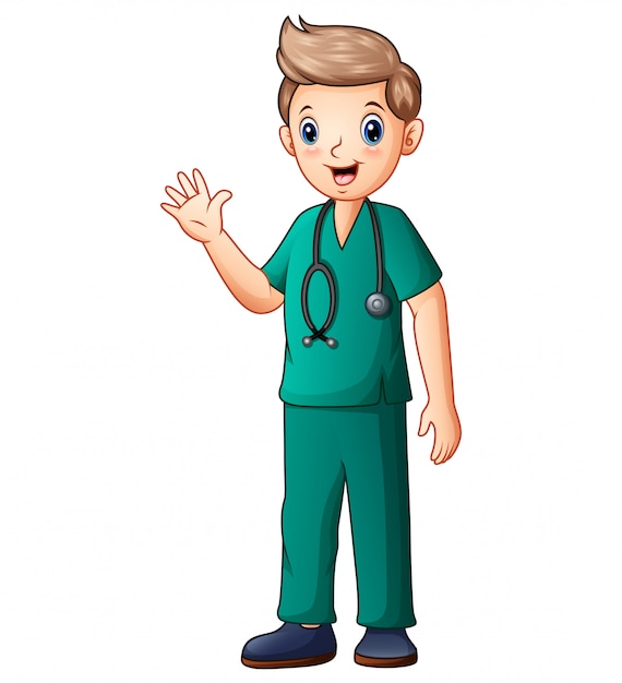 male nurse clipart