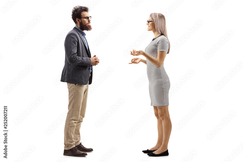 man and woman