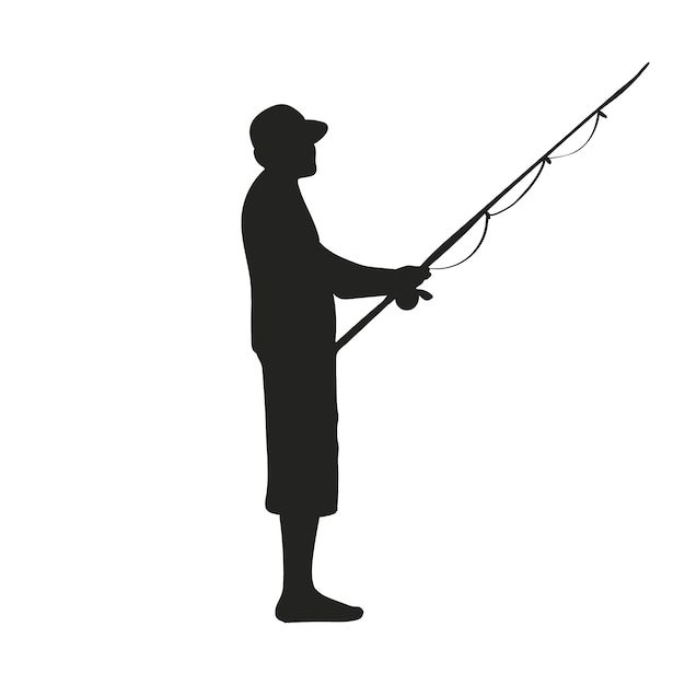 man fishing clipart 2024