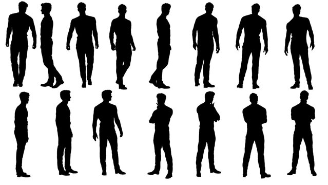 Man Silhouette-Bilder: Stock-Fotos &amp; -Videos. | Adobe Stock