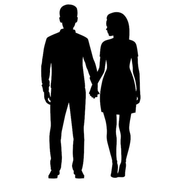 Man Woman Silhouette Images - Free Download on clipart library