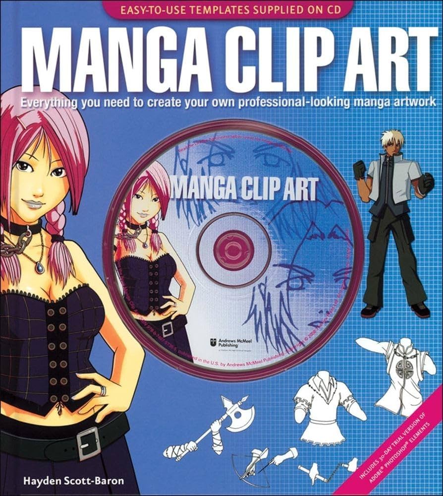 Manga Clip Art: Everything You Need to Create Your Own Professional-Looking  Manga Artwork