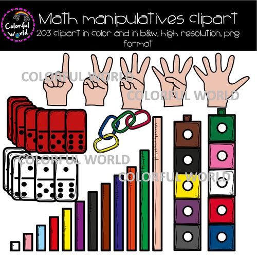 manipulatives cliparts 2024