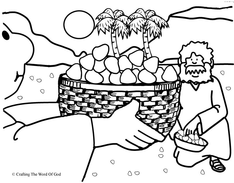 manna coloring page