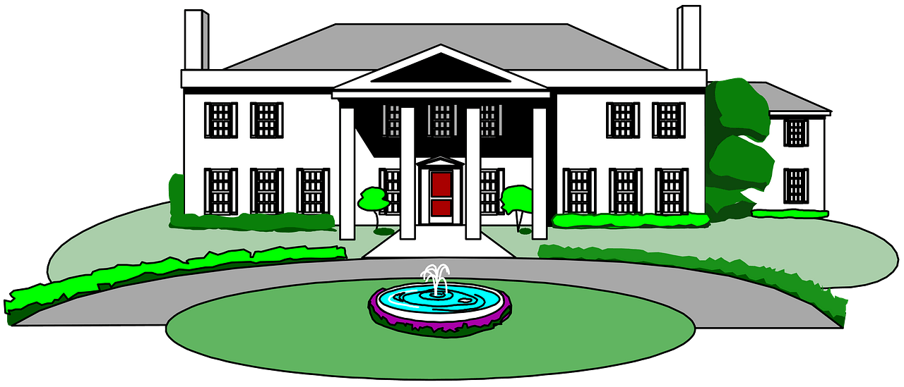 Mansion - Free vector clipart images on clipart library.com