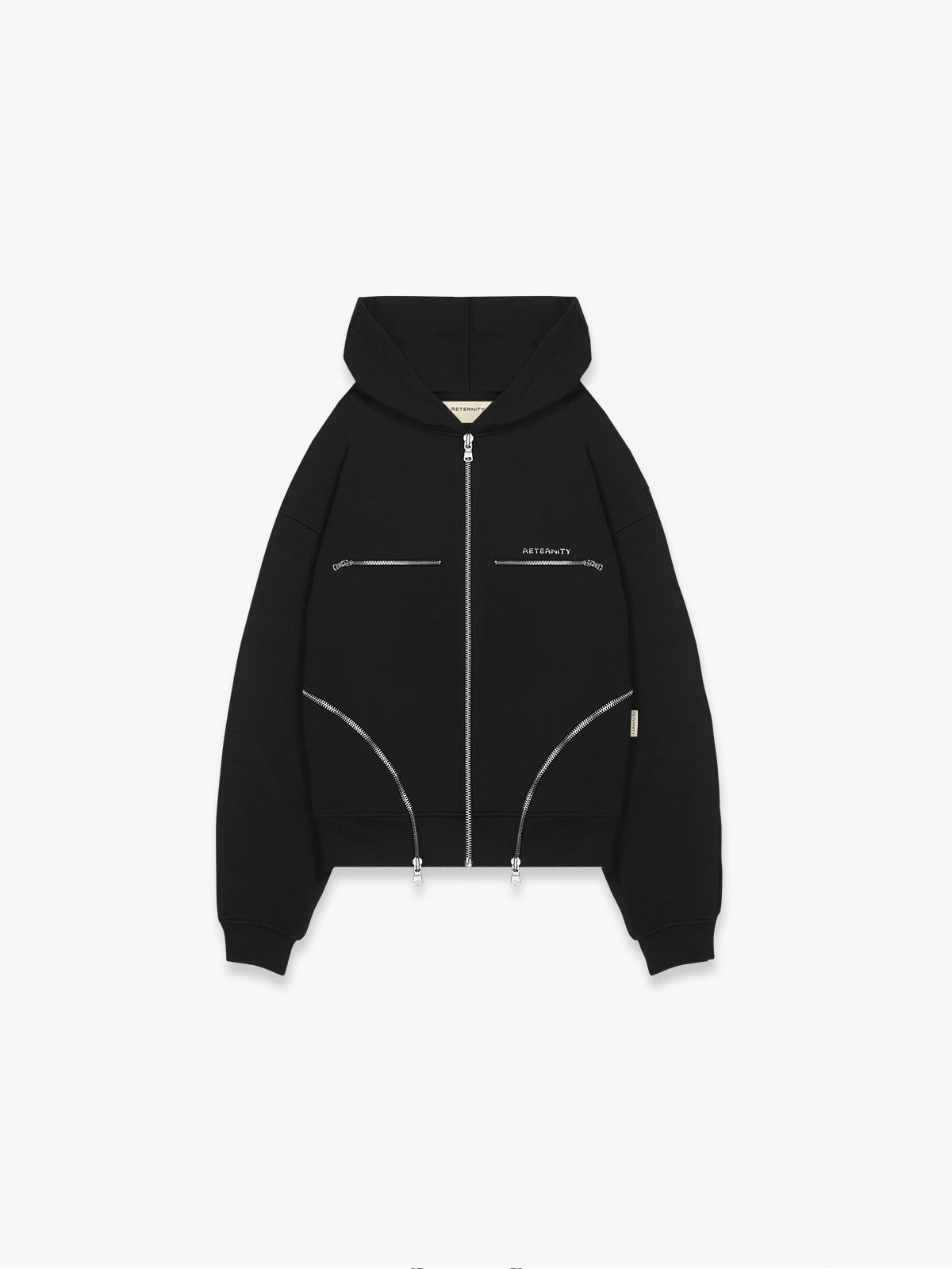 MULTIPLE ZIPPER HOODIE BLACK #5679414 MULTIPLE ZIPPER HOODIE BLACK #5679414