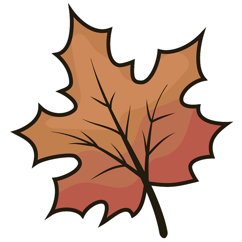 Red maple leaf - Free vector clipart images on clipart library.com