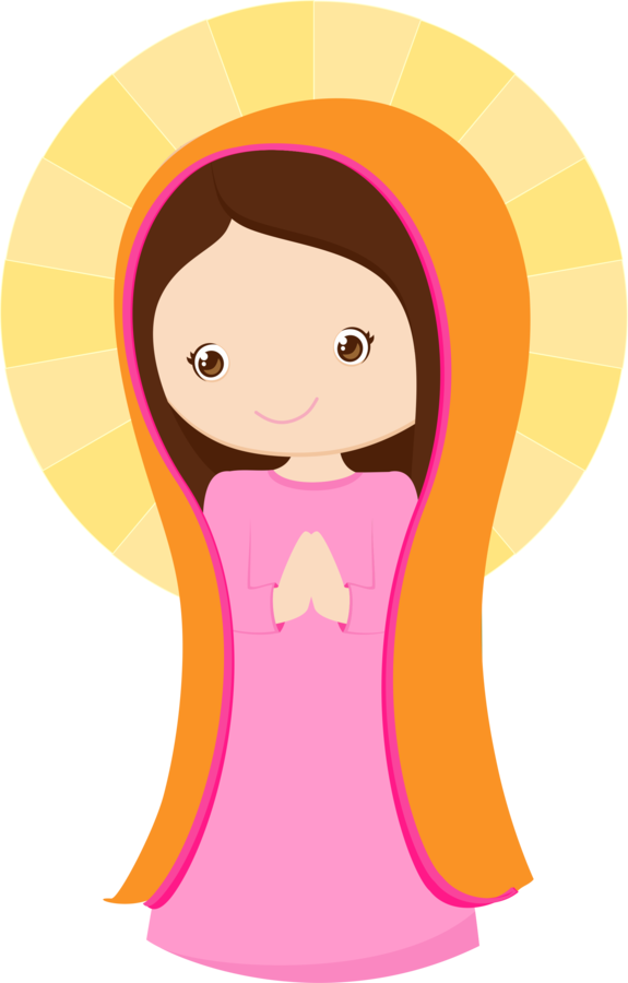 Saint and Virgin Mary Clipart. | Oh My First Communion!