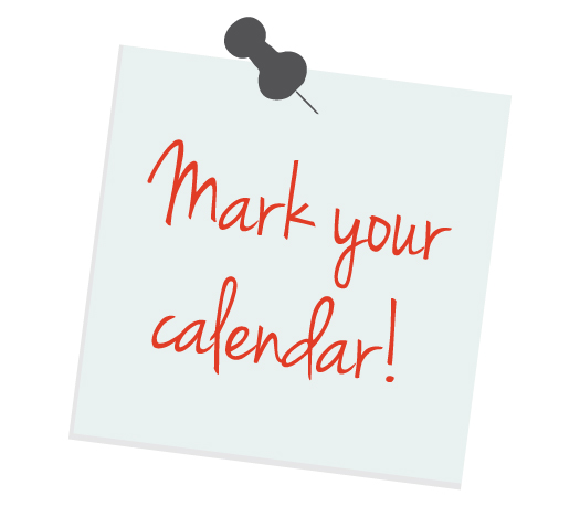 mark your calendar clipart