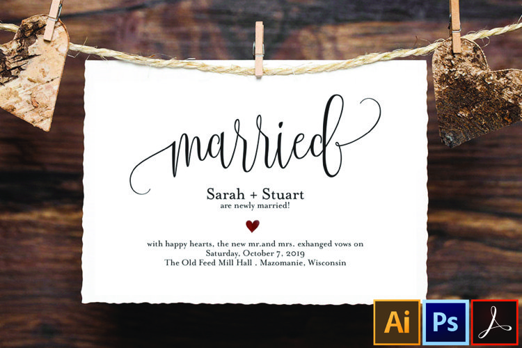 marriage announcement cliparts