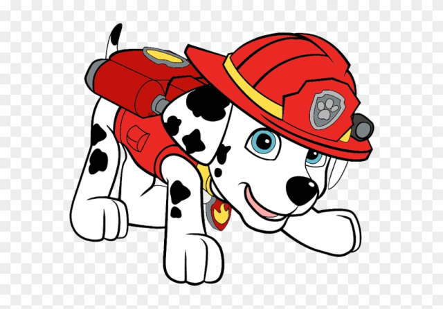 marshall paw patrol clipart