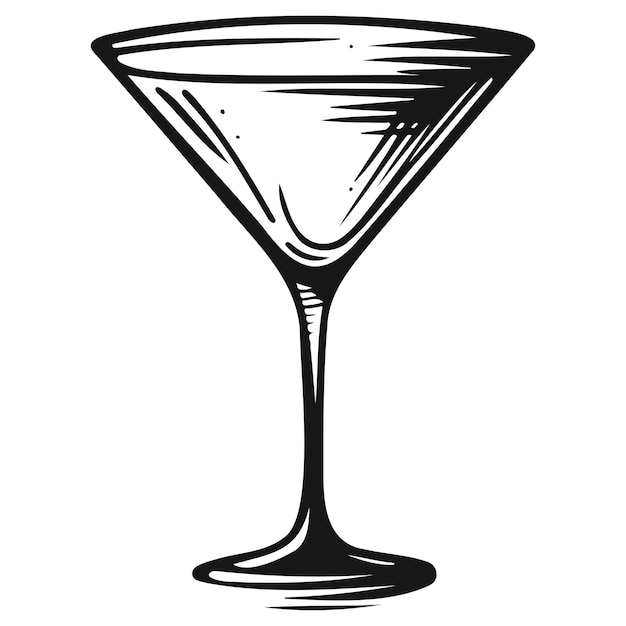 martini glass clipart