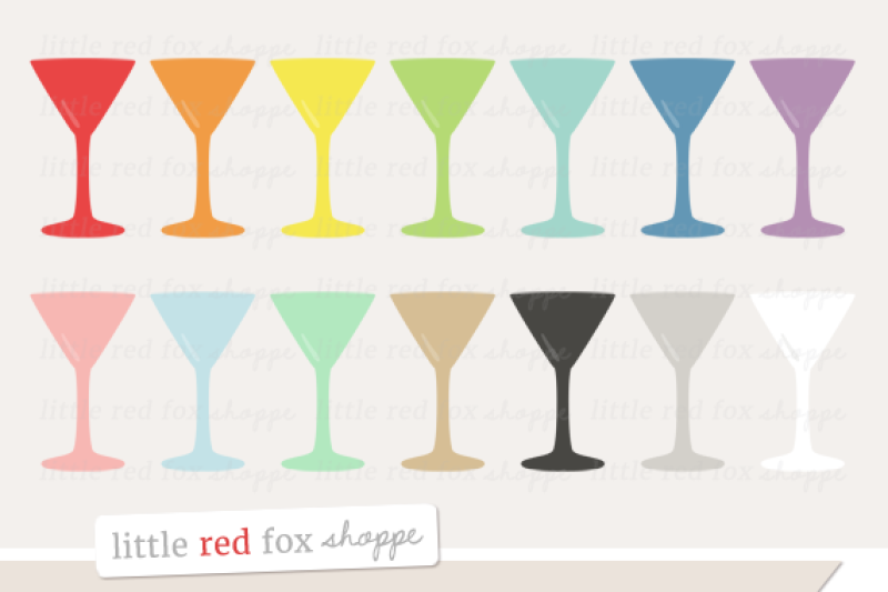 martini glass clipart