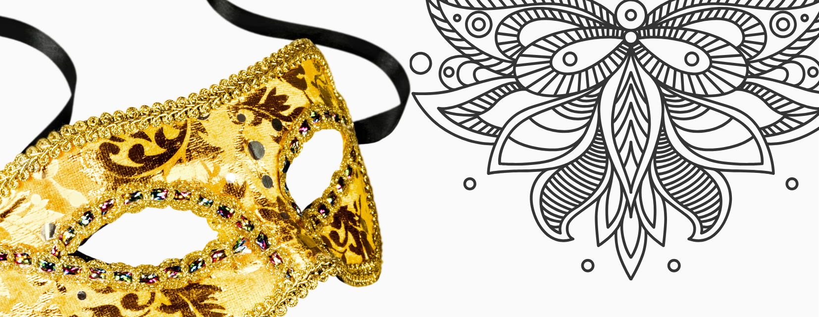 masquerade clipart 2024