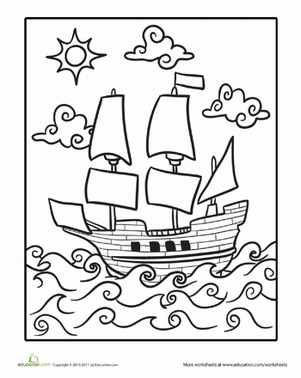 Mayflower | Worksheet | Education.com