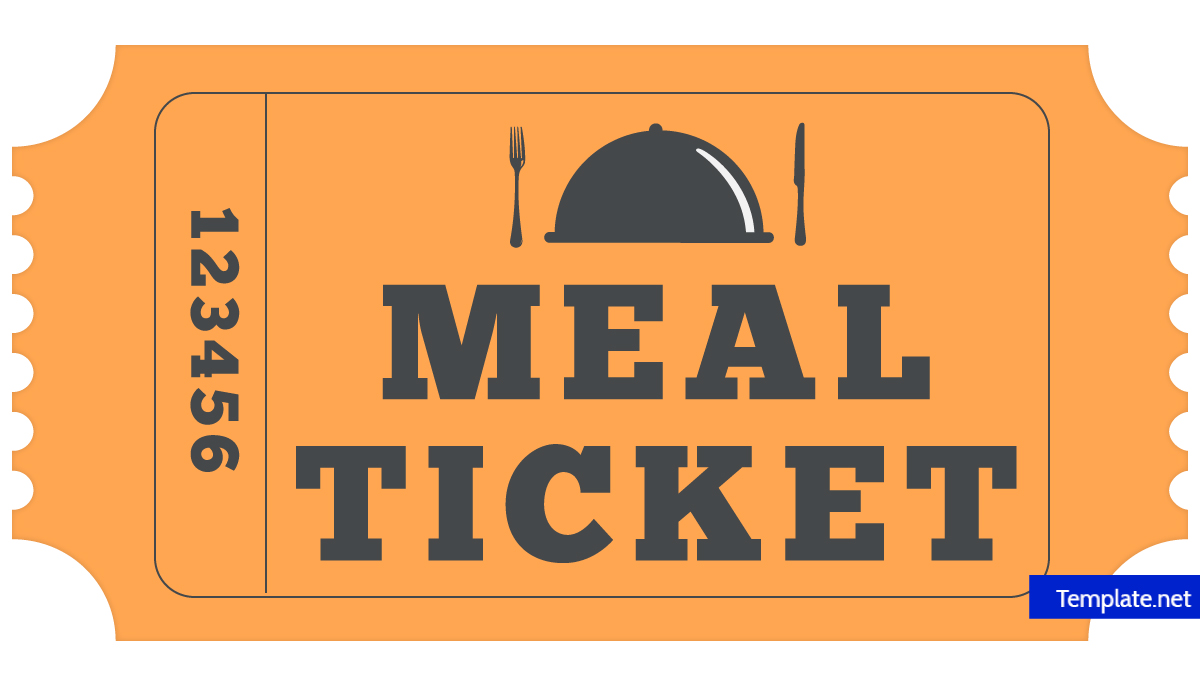 meal ticket template