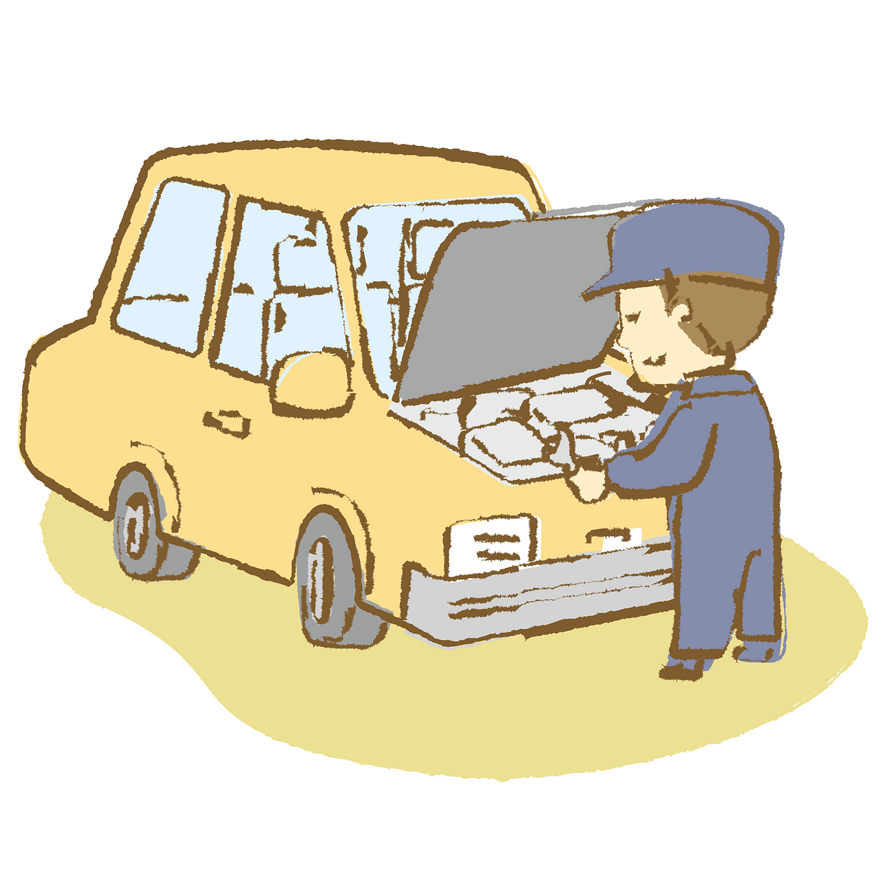 mechanic car cliparts