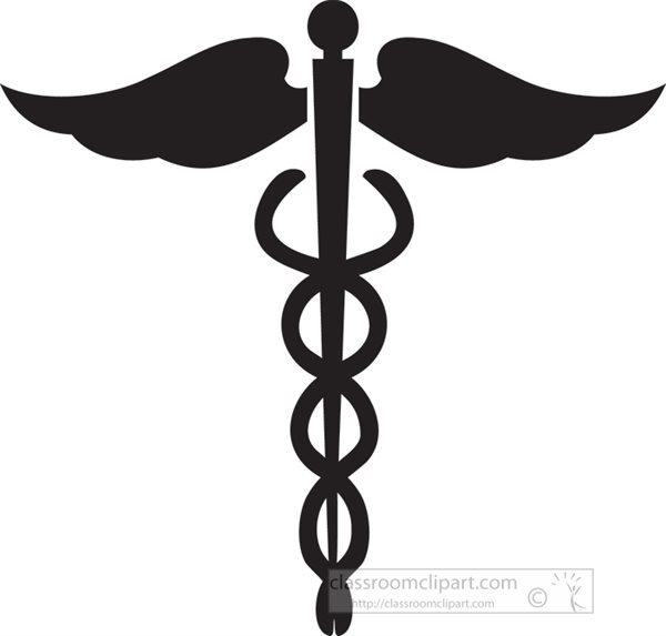 Silhouettes Clipart - medical-symbol-silhouette - Classroom Clipart