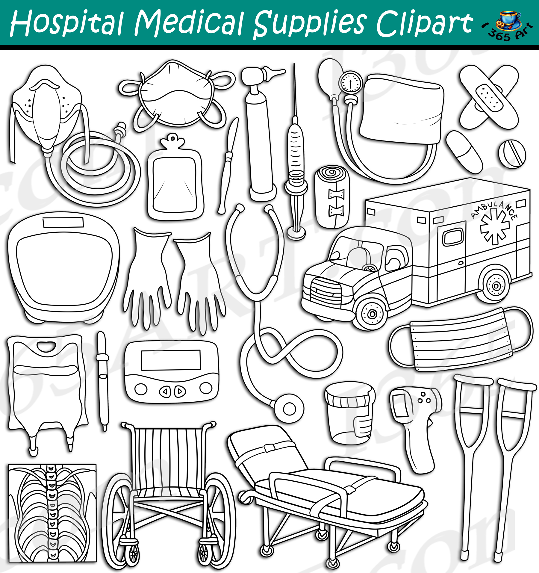 medical supply cliparts