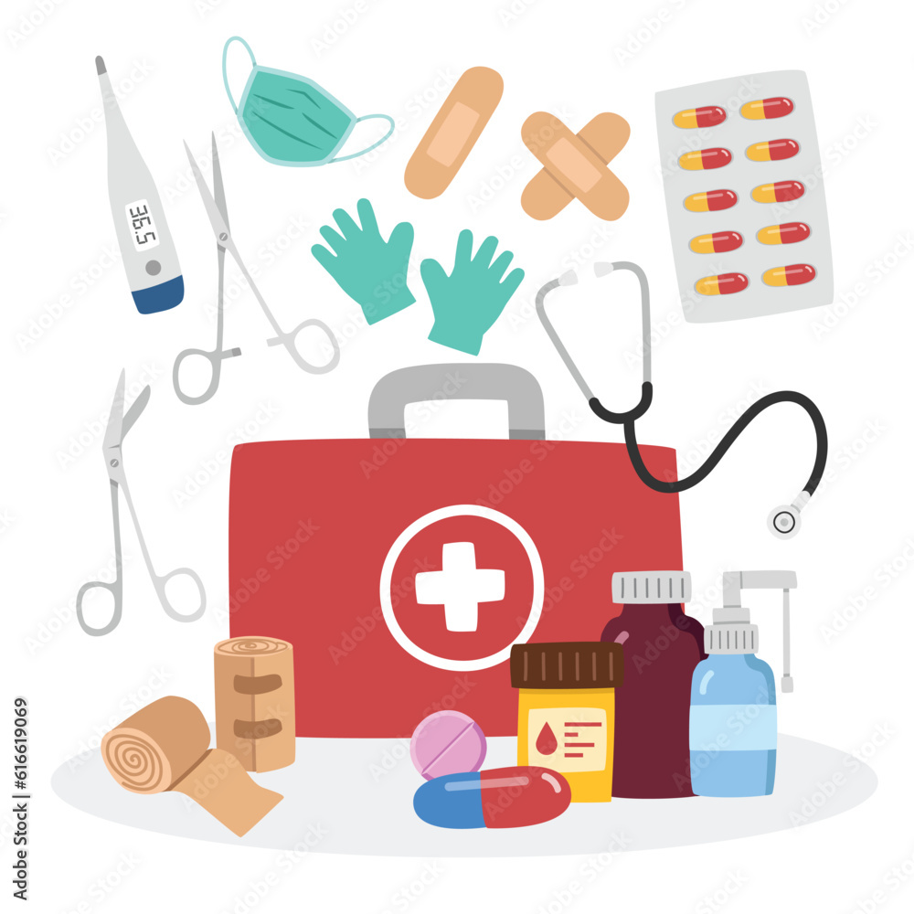 medicine kit cliparts