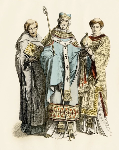 Photo Mug of Medieval monk, archbishop and priest
